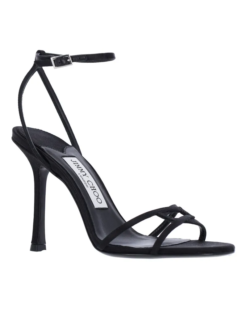 Jimmy Choo Women's Sandals Black Outer: Textile Black