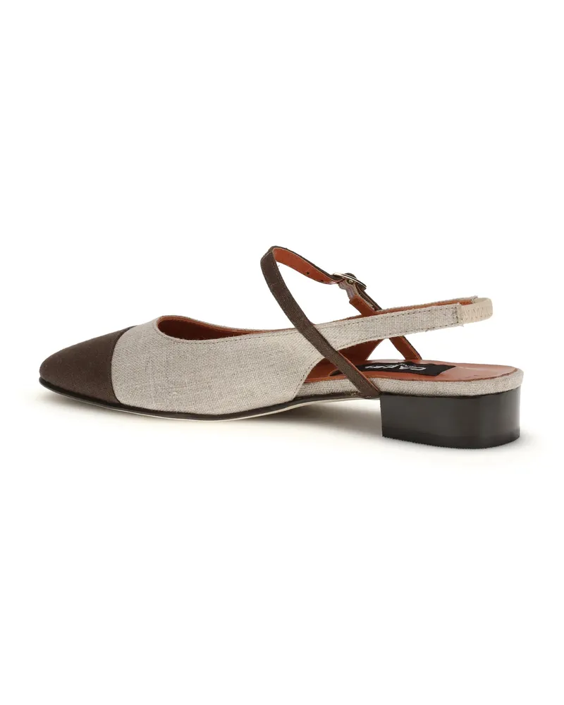 Carel Women's Ballerinas Oceano Beige-Brown Upper: Cotton Pumps Beige/brown High Heel Shoes Beige
