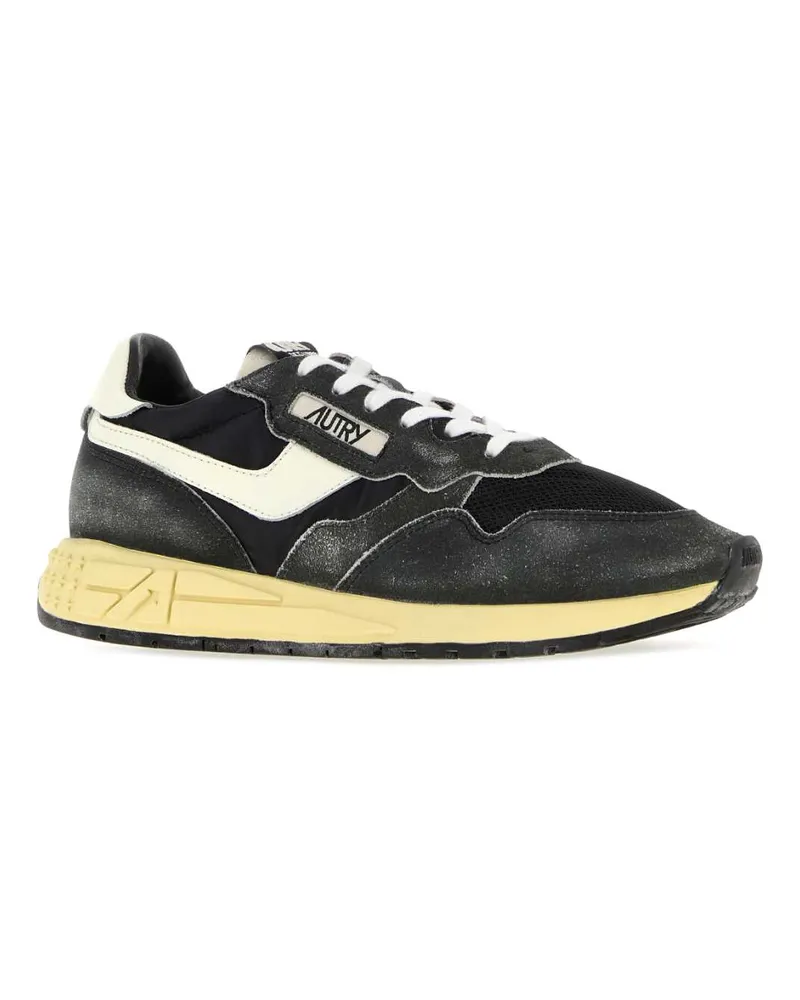 AUTRY Men's Multicolor Fabric And Suede Reelwind Sneakers Suesugarnylblkmarsh Multicolor