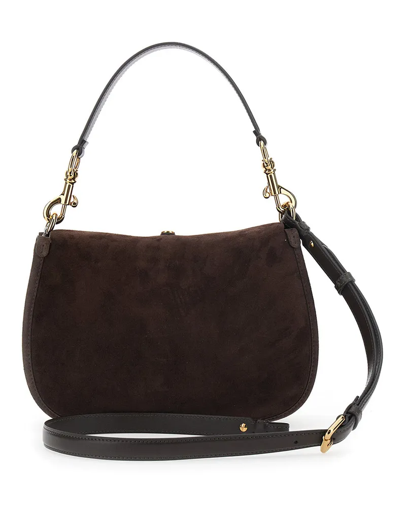 Etro Women's Shoulder Bag Pony Medium Brown Leather Calf Brown