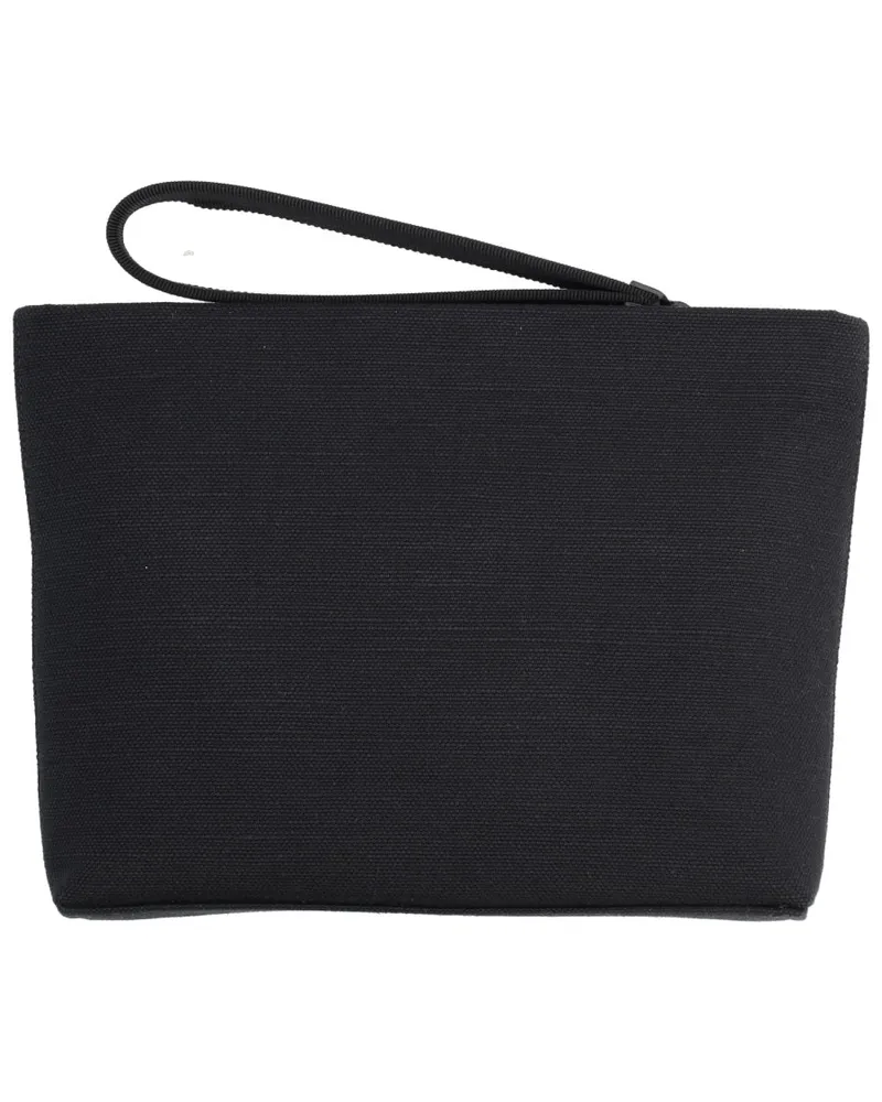 Givenchy Women's Clutch Bag With Logo Black Cotton Black