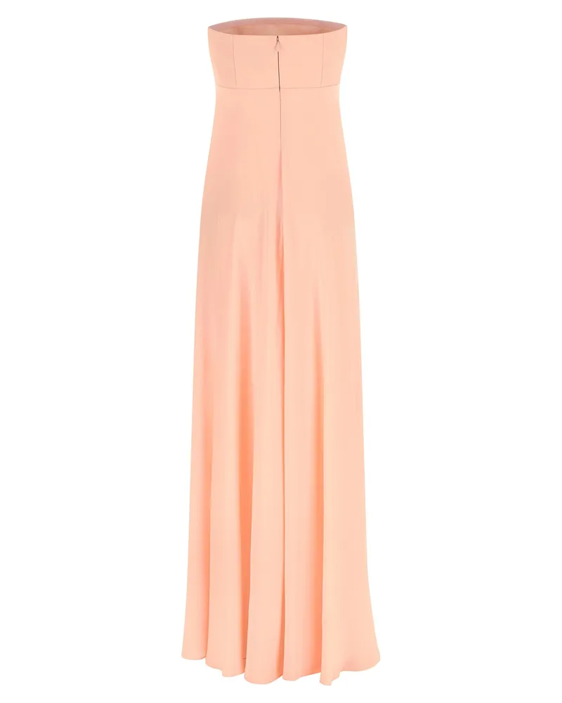 Giovanni Bedin Women's Multicolor Silk Long Dress Pink