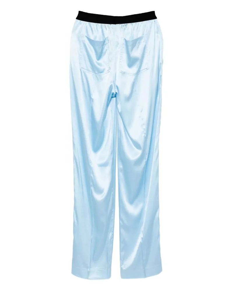 Tom Ford Women's Trousers Frost Silk Blue