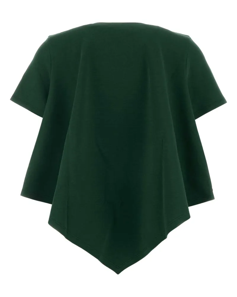 Loewe Women's Bottle Green Cotton Blend T-Shirt Dark Nylon Green