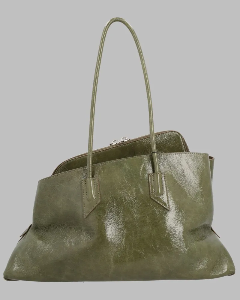ATTICO La Passeggiata Shoulder Bag — Green Green