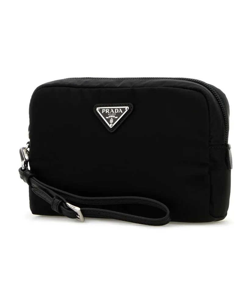 Prada Vela Beauty Case — Black Black