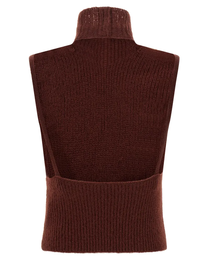Max Mara Placido Sweater — Burgundy Burgundy