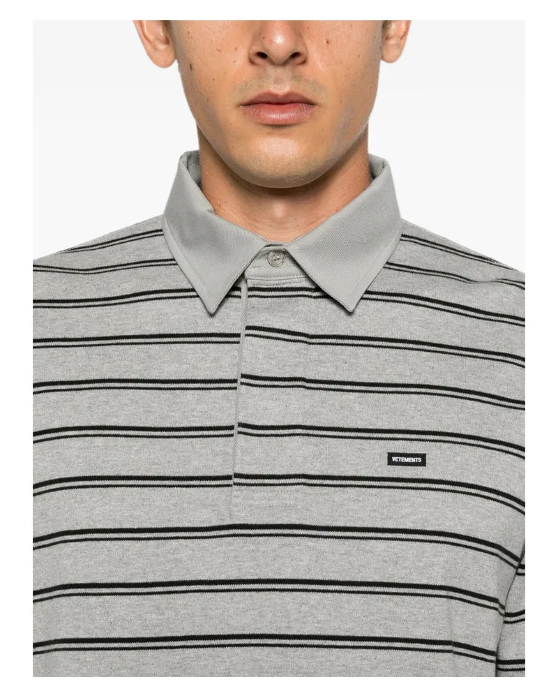 VETEMENTS Grebk Polo — Grey Grey
