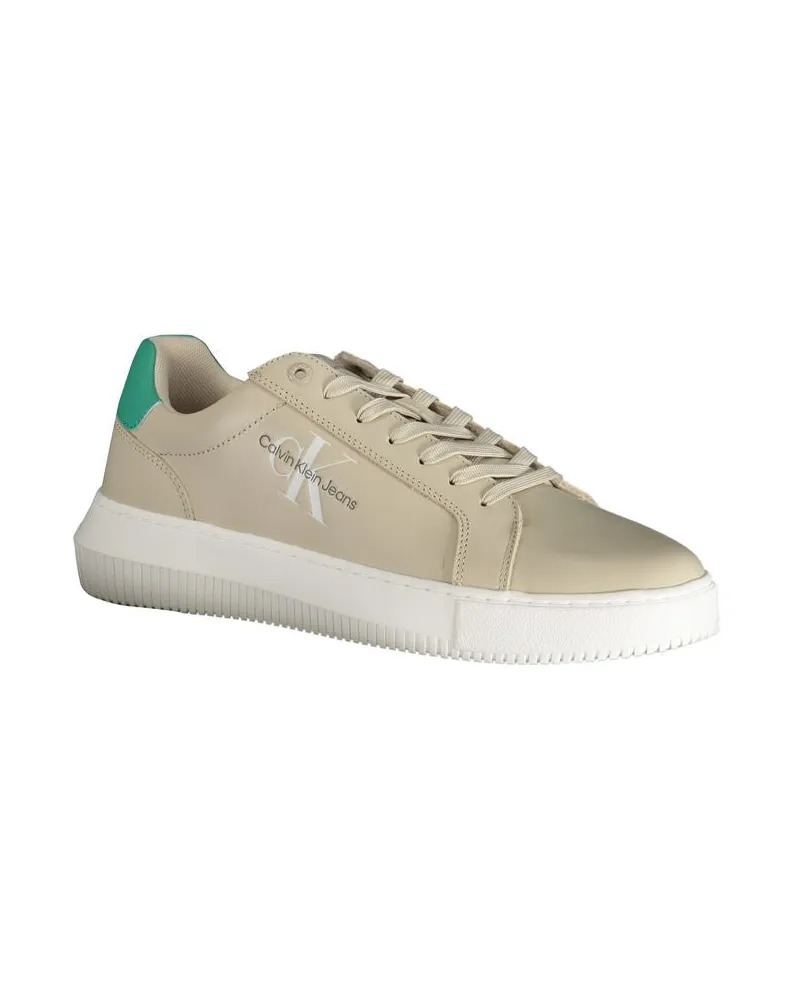 Calvin Klein Recycled Material Sneaker — Beige Beige