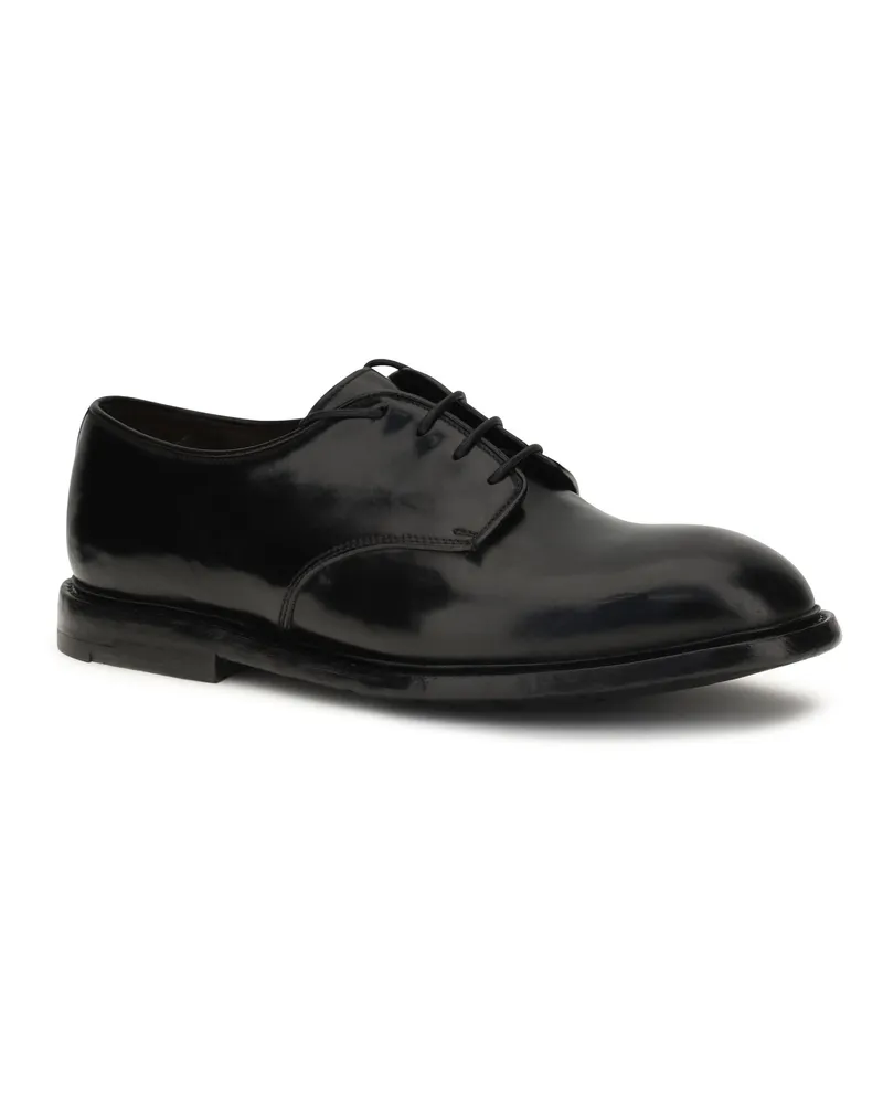 Premiata Men's Lace-Ups With Lettering Logo Black Lace Up Black