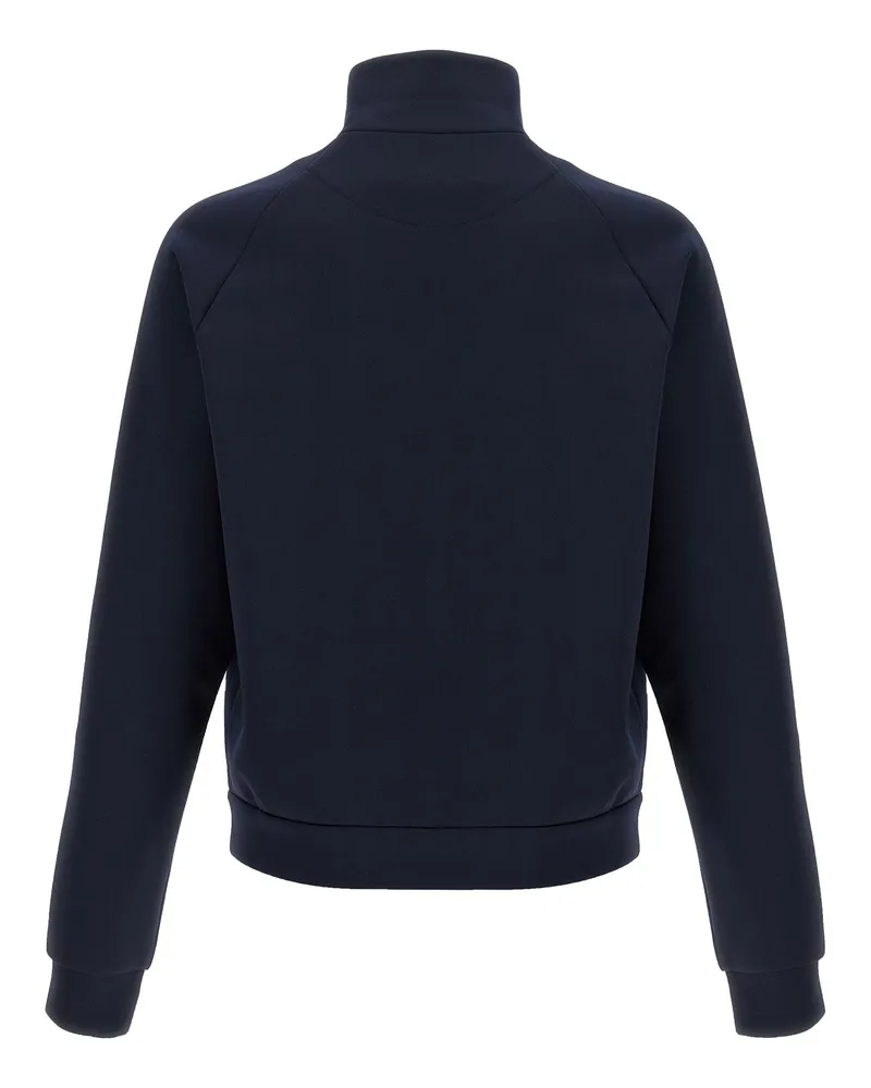 Prada Tech Fabric Logo Sweatshirt — Navy Navy