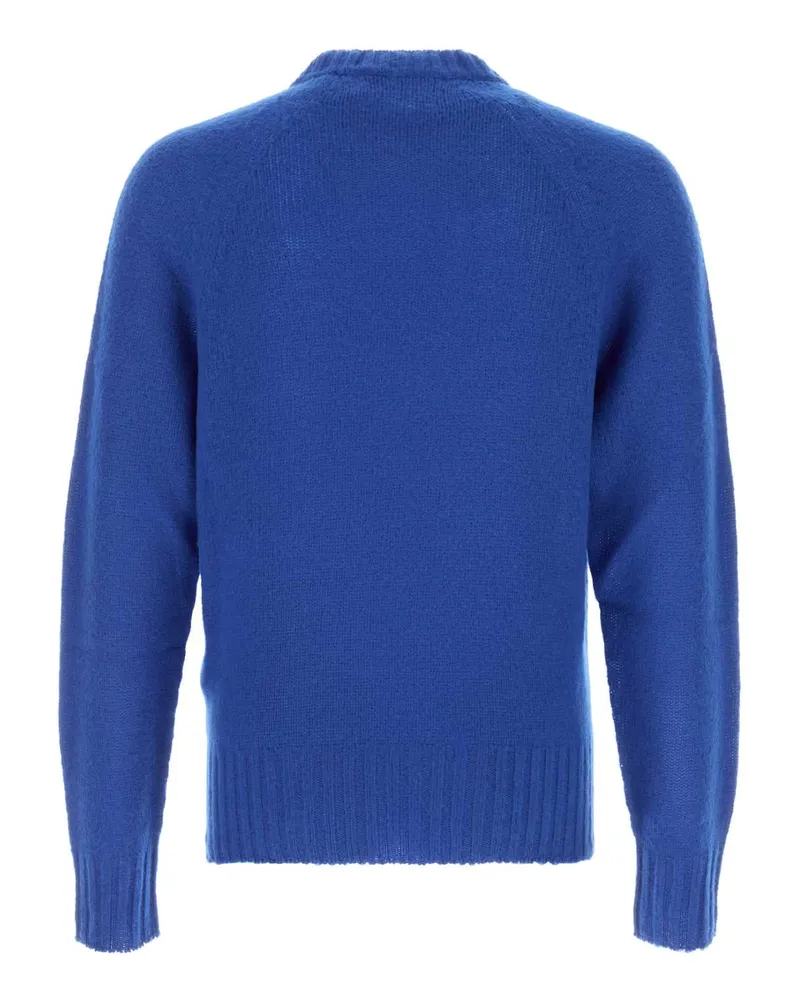 Tom Ford Men's Blue Cashmere Sweater Prussianblue Exterior: Maglieria Prussianblue