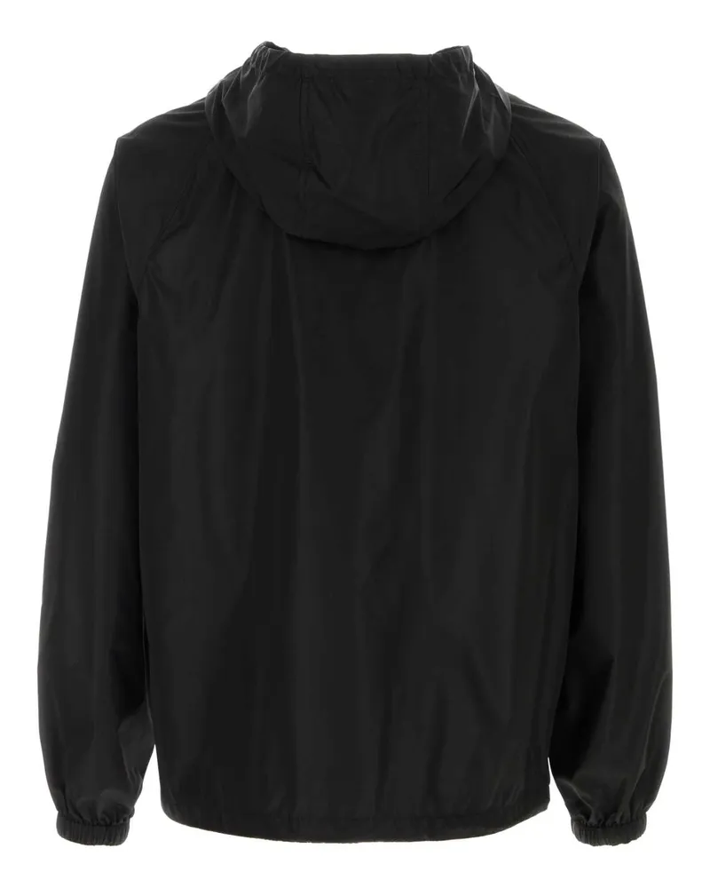 Burberry Men's Black Nylon Windbreaker Polyamide (nylon) Giubbini Jacket Black