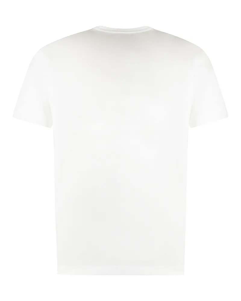Comme des Garçons Men's Cotton T-Shirt White T-Shirts And Polos 