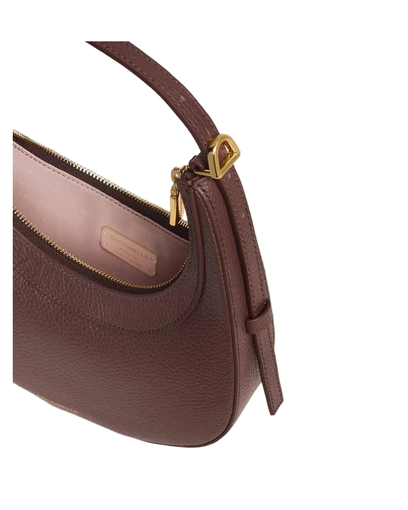 Coccinelle Women's Hobo Bag Berry Bovine Leather - Handbags Brown