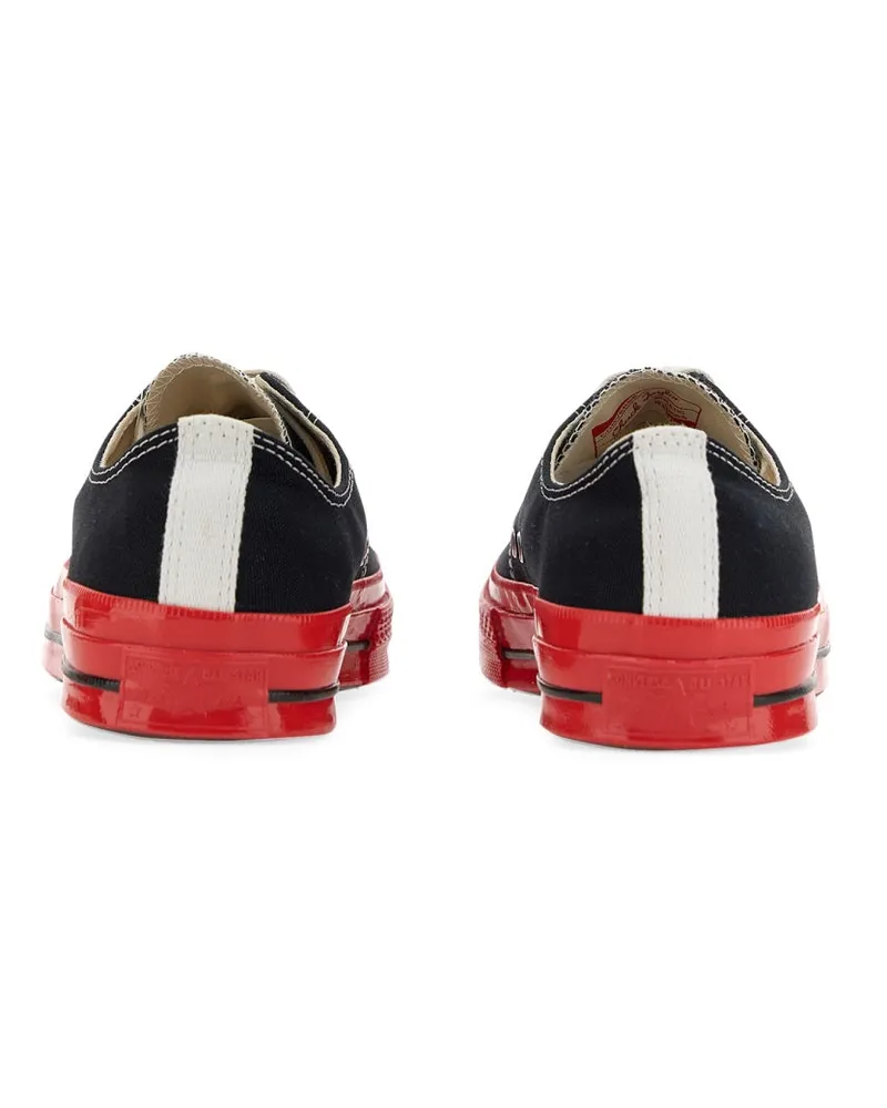 Converse Heart Print Cotton Sneaker — Black Black