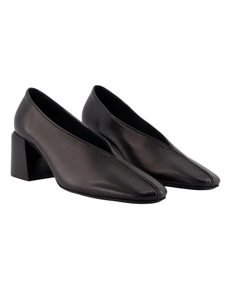 Carel Women's Aurora Pumps -  Leather Black Shoes Black