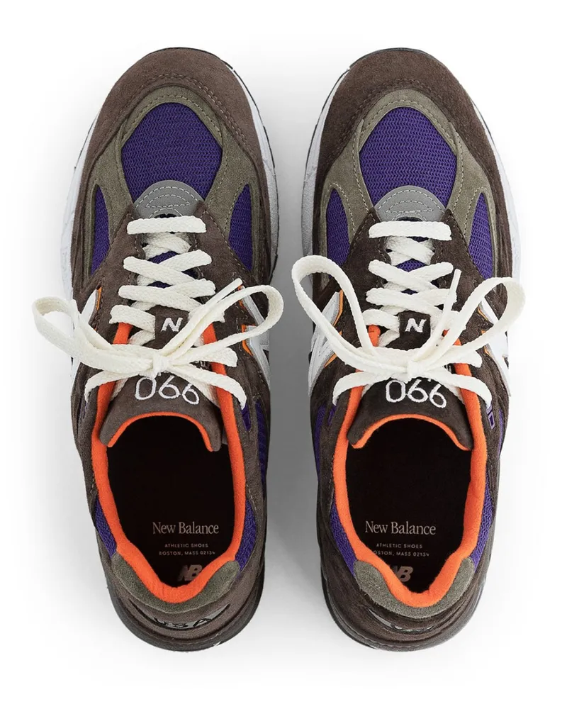 New Balance Men's Suede And Mesh Sneaker Brown Brown
