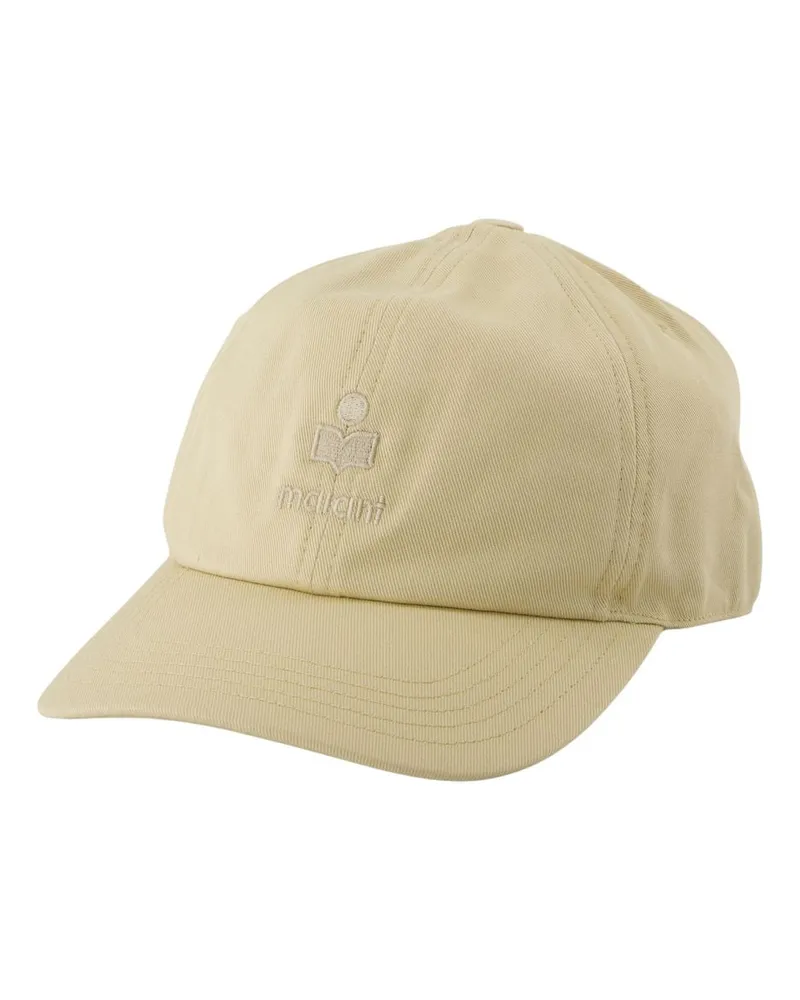 Isabel Marant Unisex Tomas Cap -  Cotton Beige Accessories Hats Beige