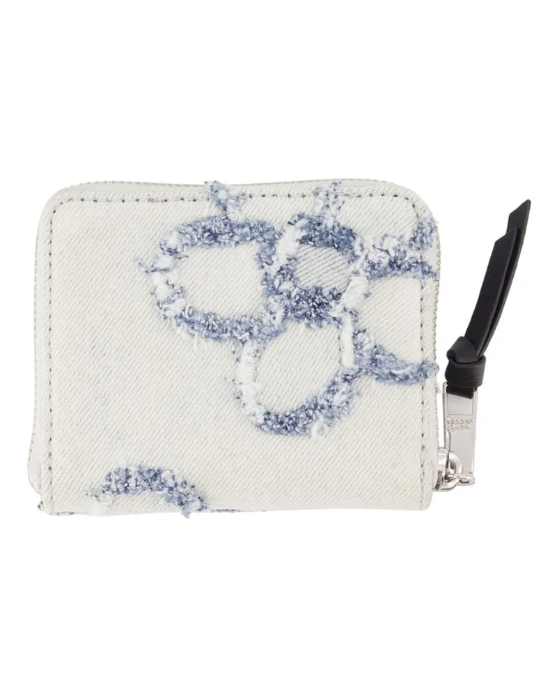 Marc Jacobs Women's The Mini Compact Wallet -  Cotton Blue Accessories Blue