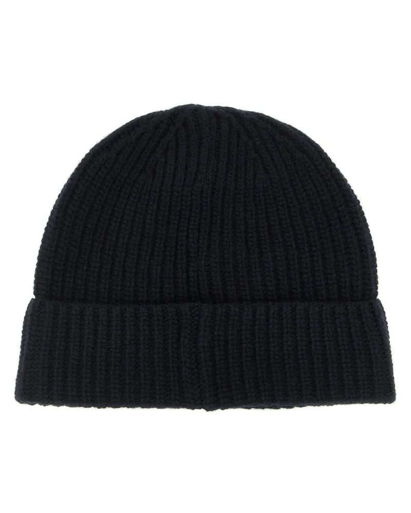 Stone Island Men's Blue Virgin Wool Beanie Accessory Navy