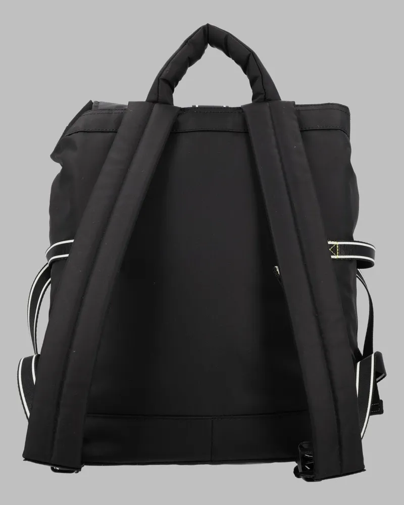 Ganni Nylon Backpack — Black Black