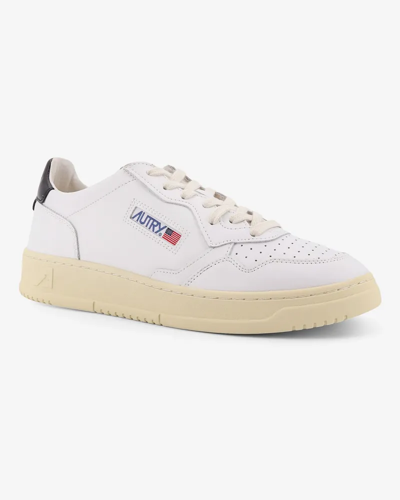 AUTRY Men's Sneakers Medalist Low Leather White Trainers White