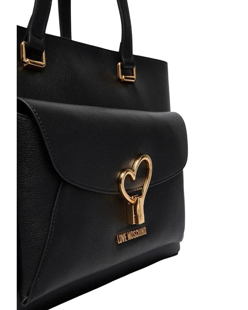 Moschino Women's Black Polyethylene Handbag Bag Black