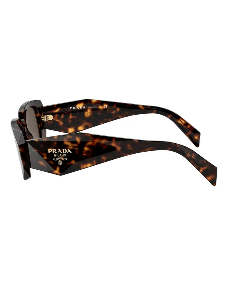Prada 0PR17WS-2AU8C149 Tortoiseshell Acetate Sunglasses — Brown Brown