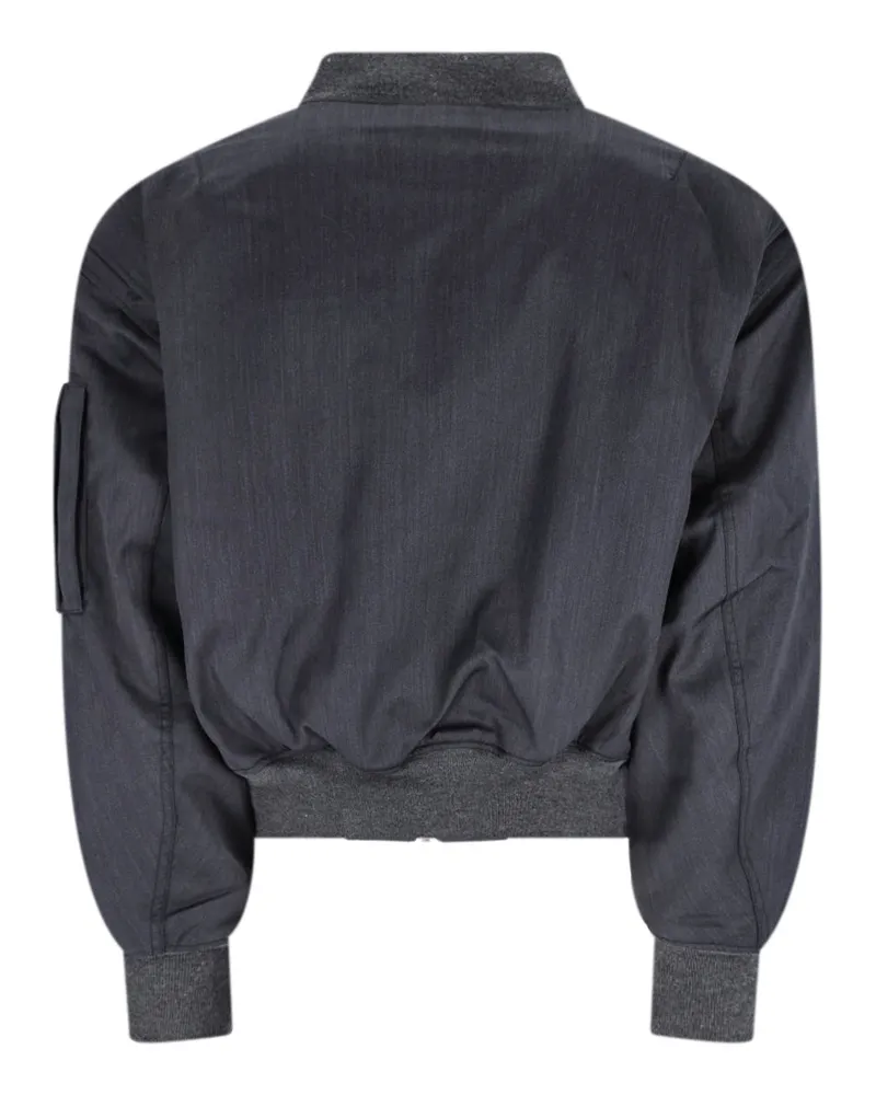 Entire Studios Men's Jackets Grey Polyester Gray