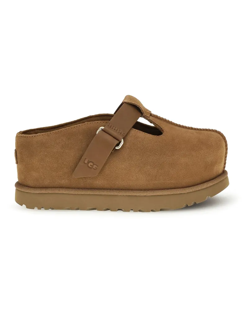 UGG Women's Mules Goldenstar Chestnut Sandal Brown