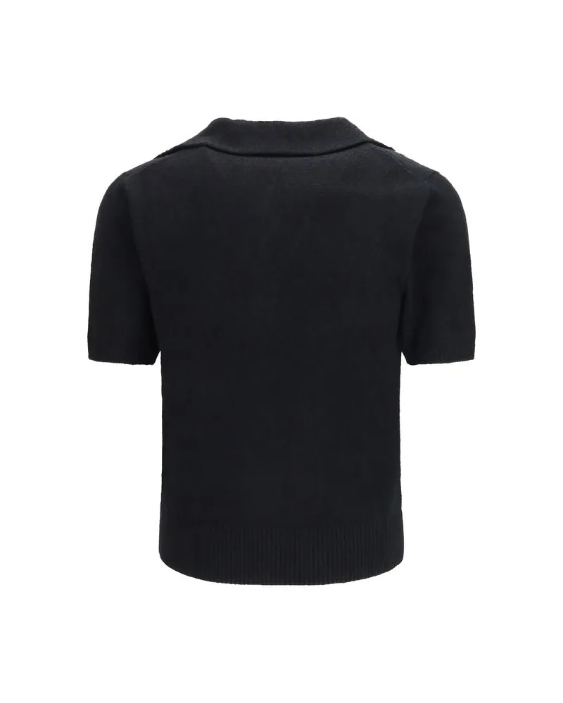 Dolce & Gabbana Men's Black Cotton Polo Shirt Black