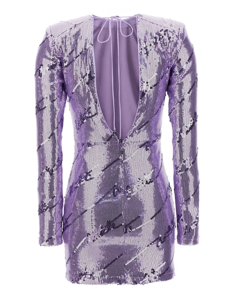 ROTATE Birger Christensen Sequin Dress — Purple Purple