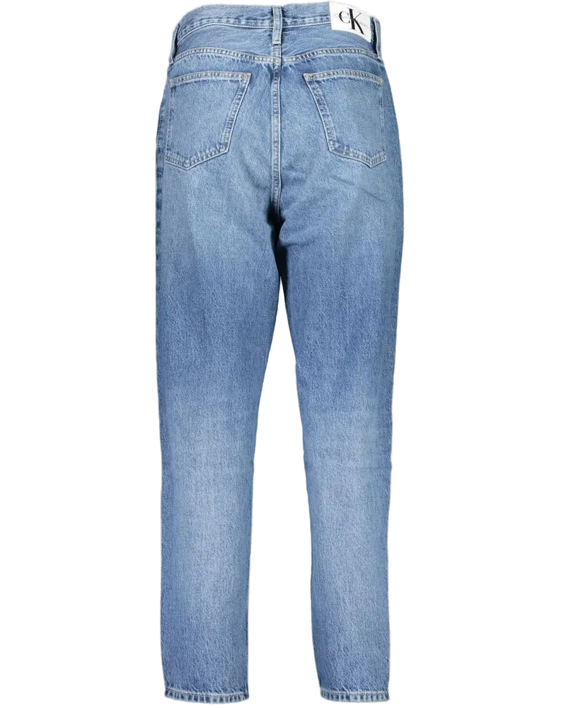 Calvin Klein Cotton-Blend Denim Jeans — Blue Blue