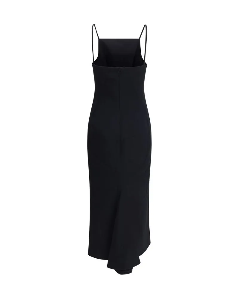Givenchy Women's Black Viscose Casual Dress Black
