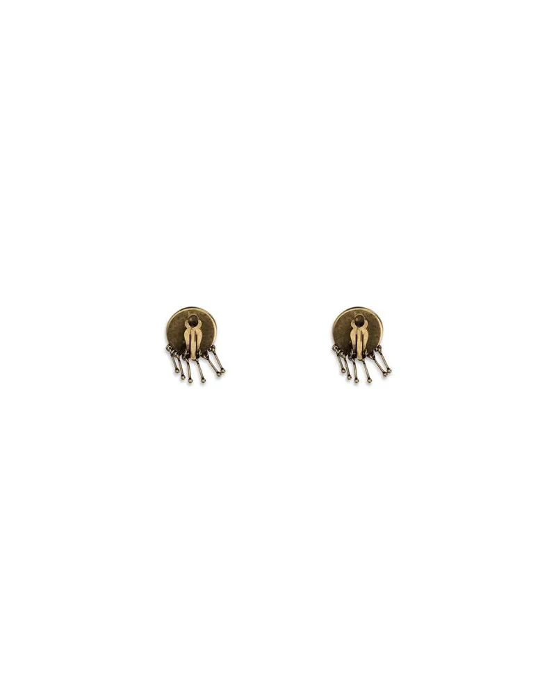 Versace Women's Gold Brass Earrings Gold