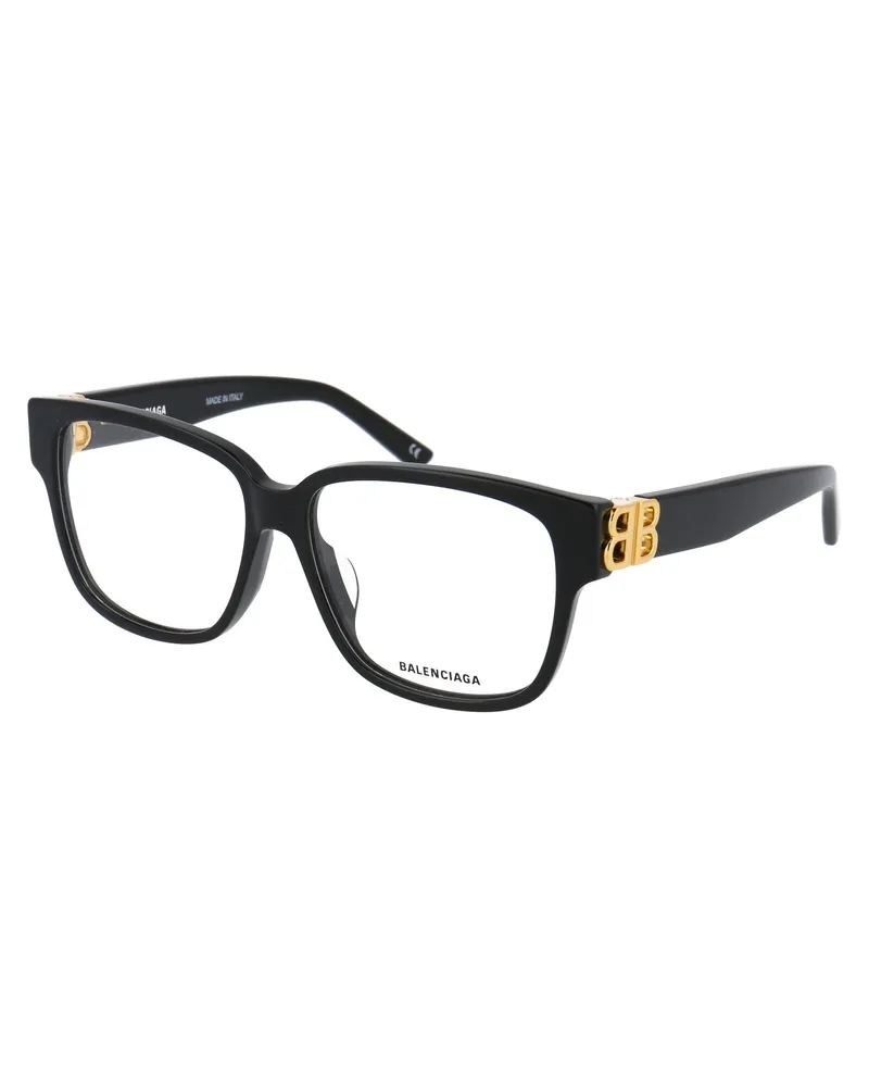 Balenciaga Women's Optical Sunglasses Black-Gold-Transparent Metal Glasses & Frames Black/gold/transparent Black