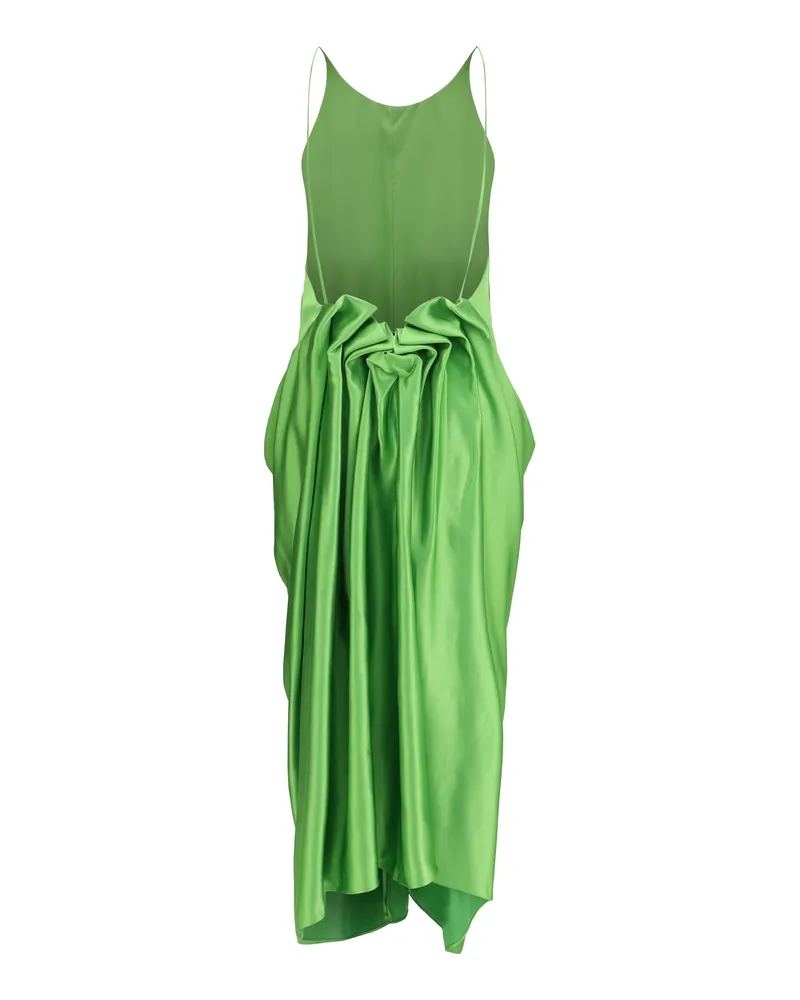 KHAITE Women's Kent Dress Absinthe Cupro; Viscose Green