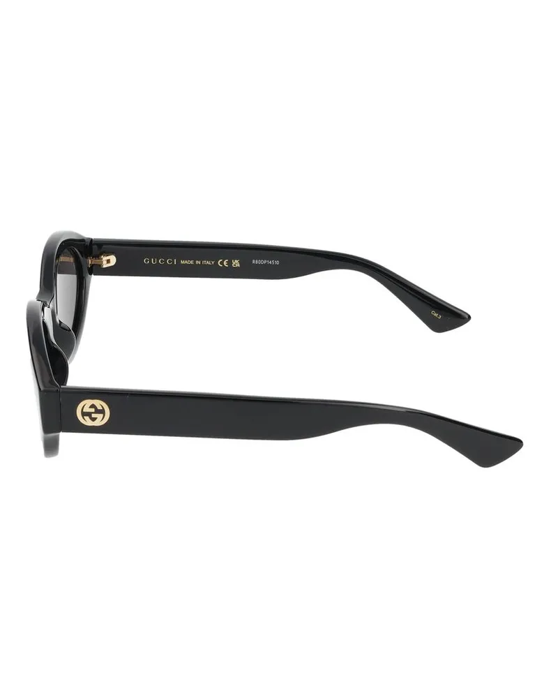 Gucci Women's Sunglasses  Gg1579s 001 Black Grey 22-140 Injected Black