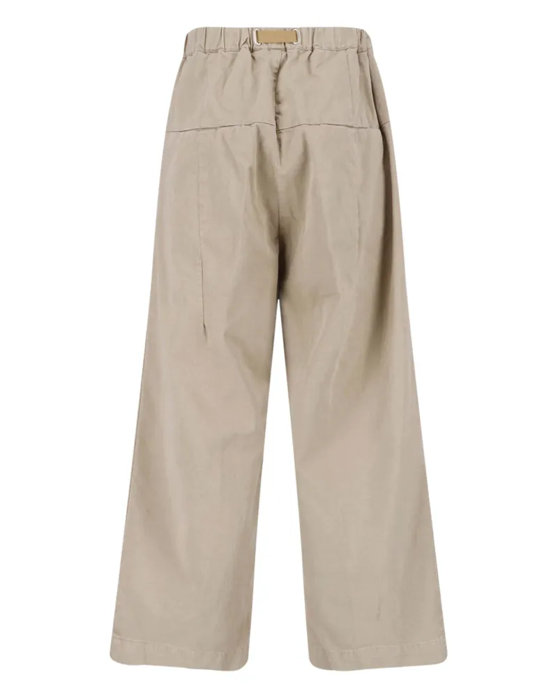 PLAN C Men's Trousers Beige Cotton Beige