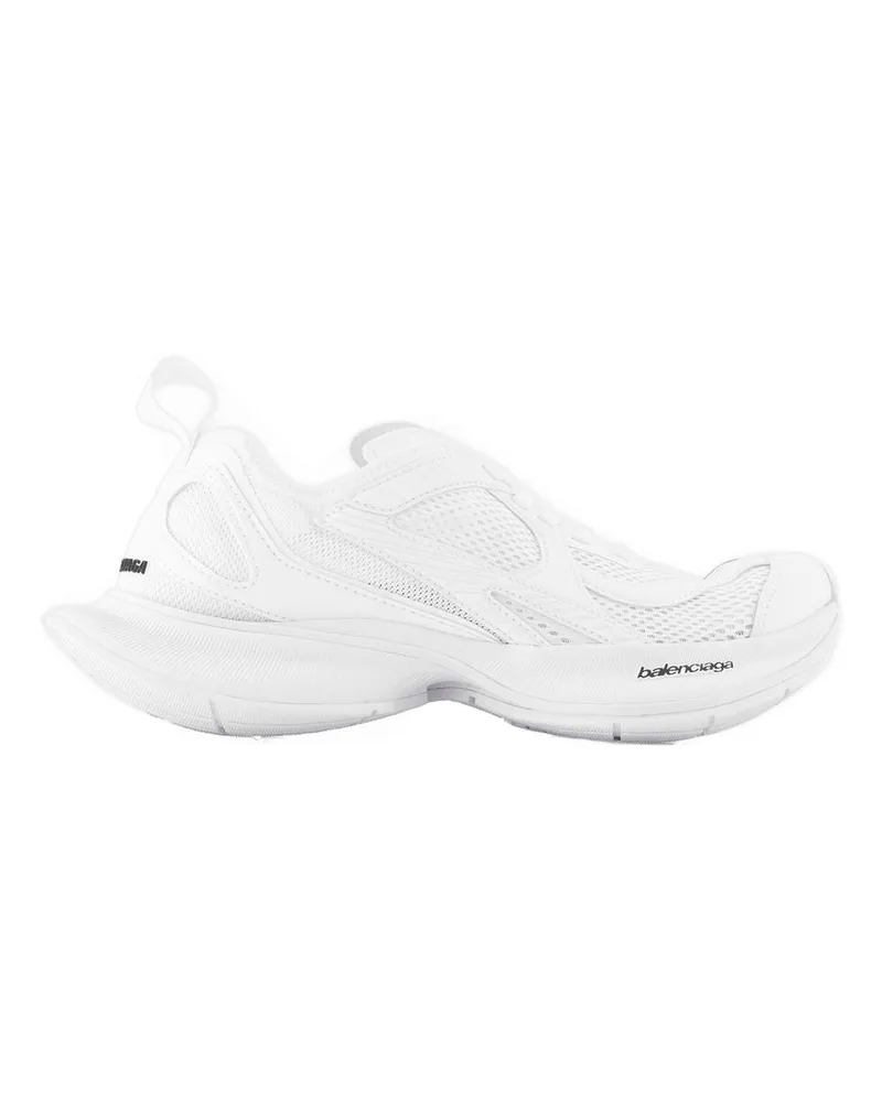 Balenciaga Unisex Circuit Sneakers -  Synthetic White Shoes White