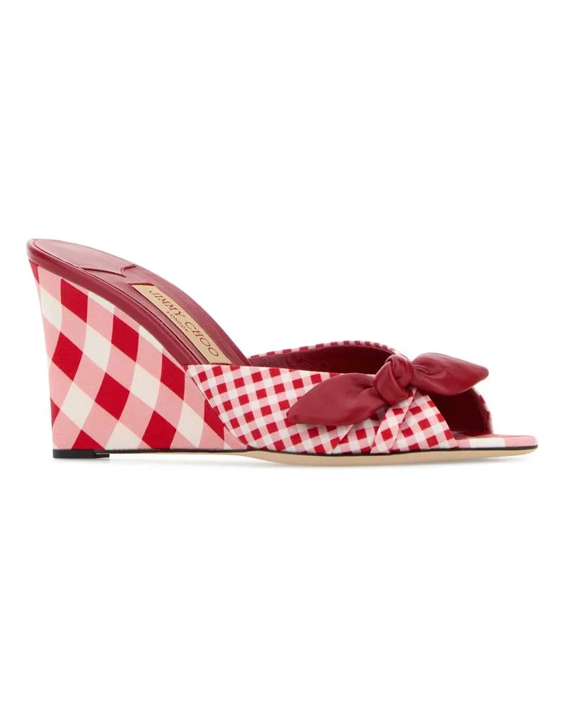 Jimmy Choo Livi Wedge Sandal — Red Red