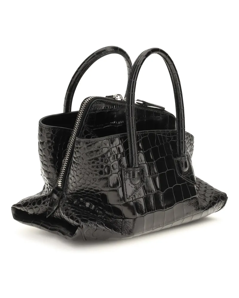 ATTICO La Passeggiata Mini Top Handle Bag — Black Black