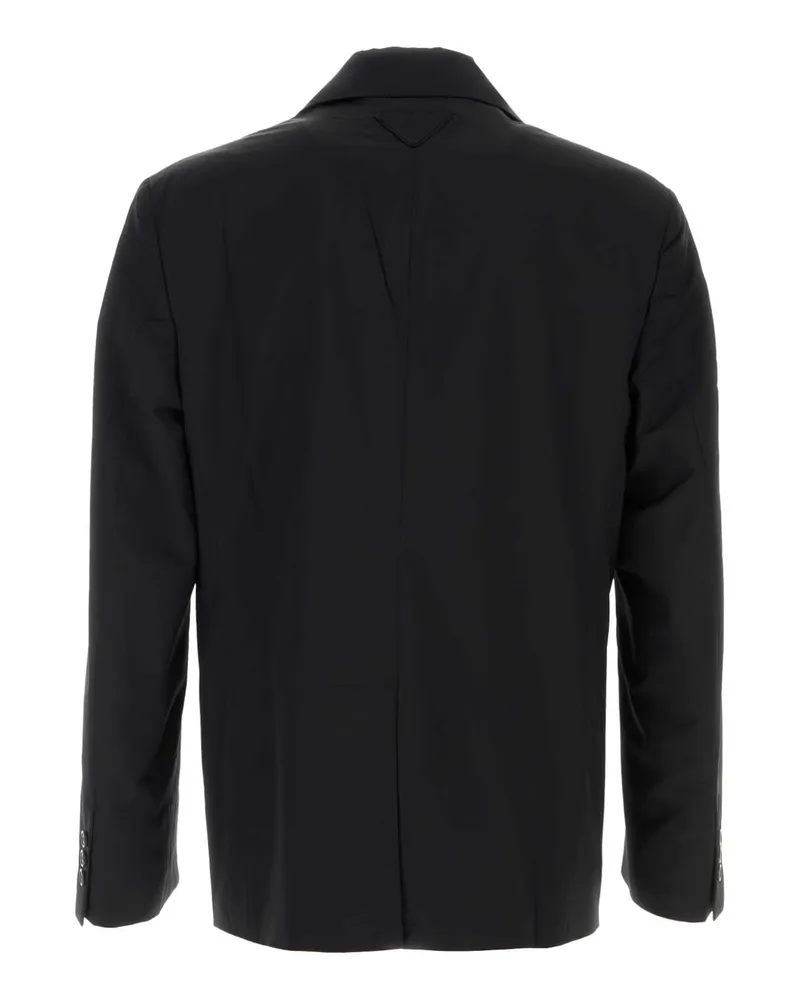 Prada Men's Wool Blend Blazer Black Blazers Black
