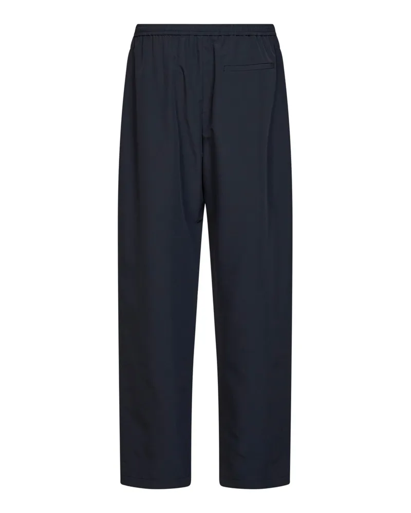 Jil Sander Waterproof Recycled Polyester Joggers — Black Black