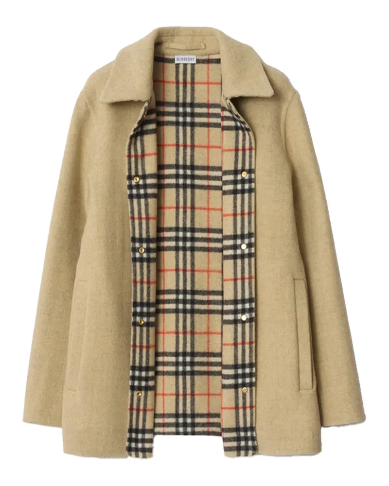 Burberry Wool Coat — Beige Beige