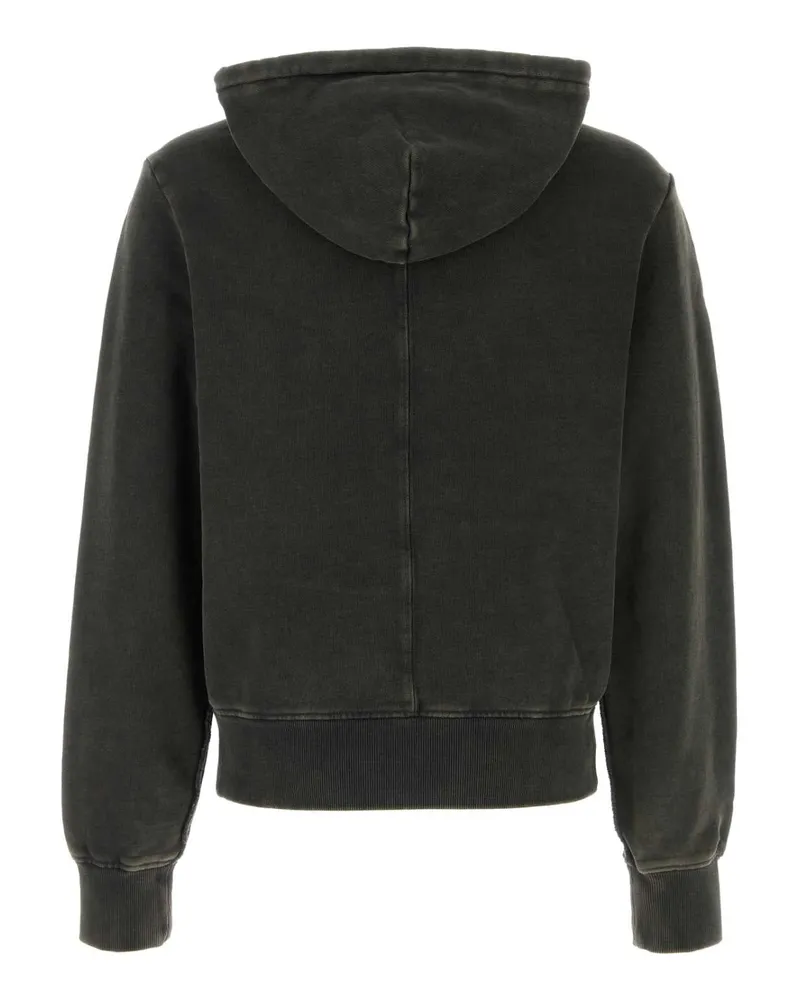 Entire Studios Men's Slate Cotton Sweatshirt Washedblack Exterior: Felpe Black