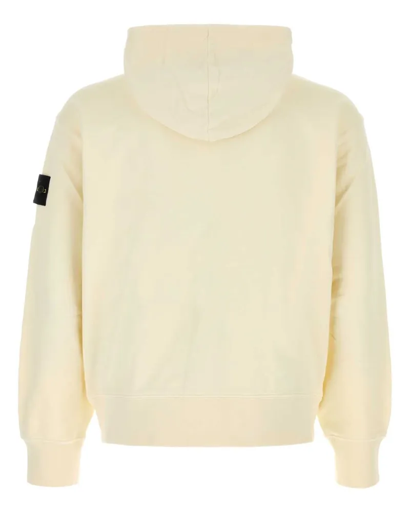 Stone Island Sweater Hoodie — White White