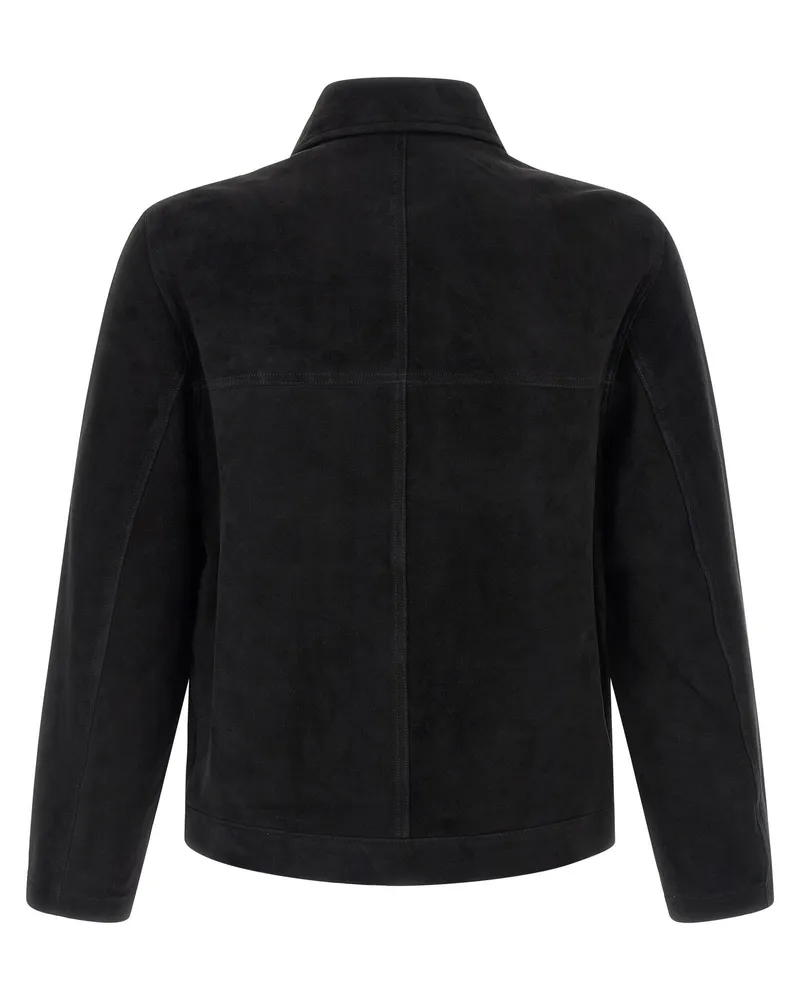 Giorgio Brato Suede Jacket — Black Black