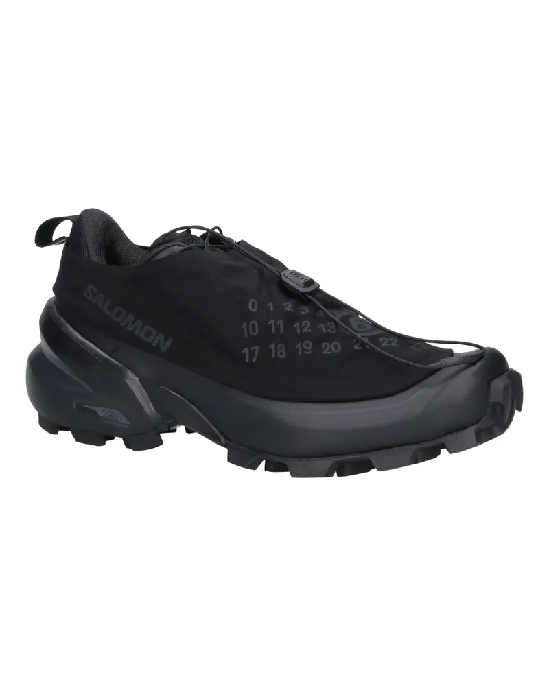 Maison Margiela Men's Nylon Upper Sneaker Black Polyamide Elastane Contrast Black